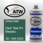 Preview: Chevrolet, Dark Teal Pri Metallic, 35 / WA132A: 400ml Sprühdose, von ATW Autoteile West.